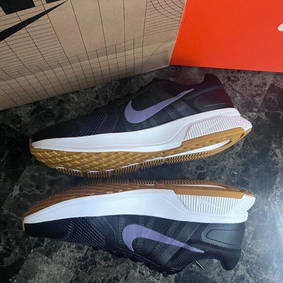 Nike‎ Run Swift 2 Running Shoes Men\'s Athletic Mono Mesh Black Purple Size 10.5 main image 11